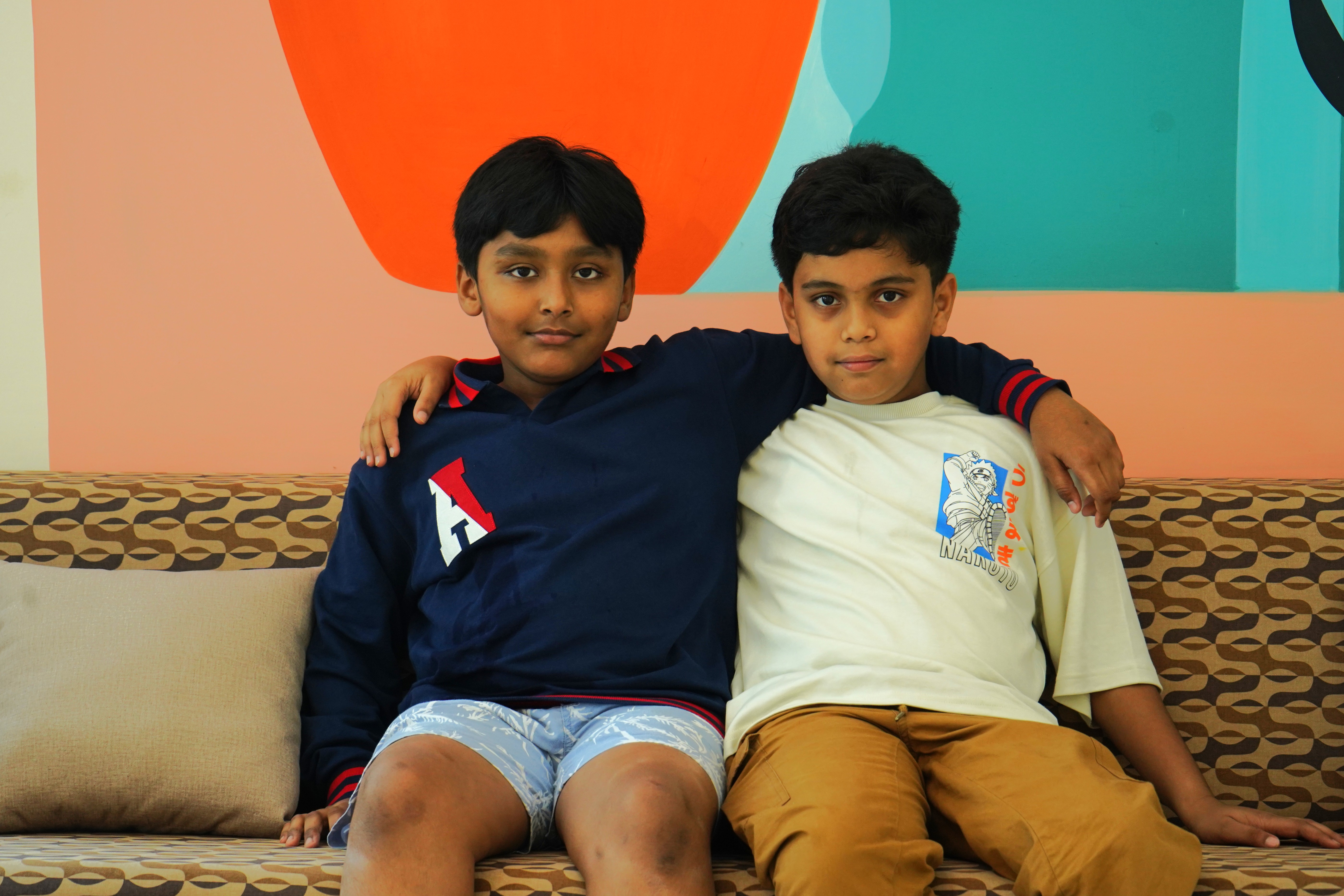 Welcoming scene at Rajarshi school with parents and teachers